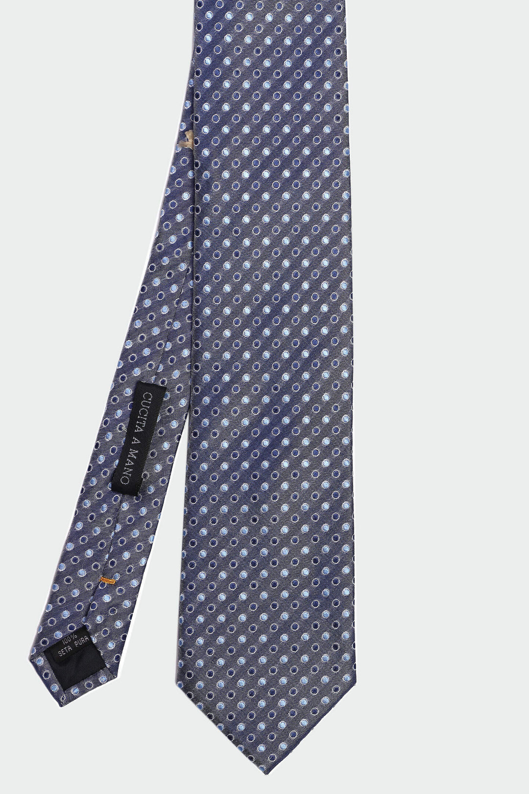 CRAVATTA 016 SETA BLU