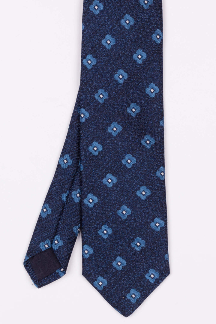 CRAVATTA 023 SETA BLU