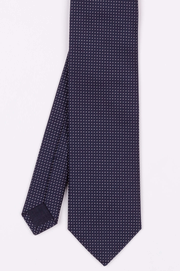CRAVATTA 025 SETA BLU