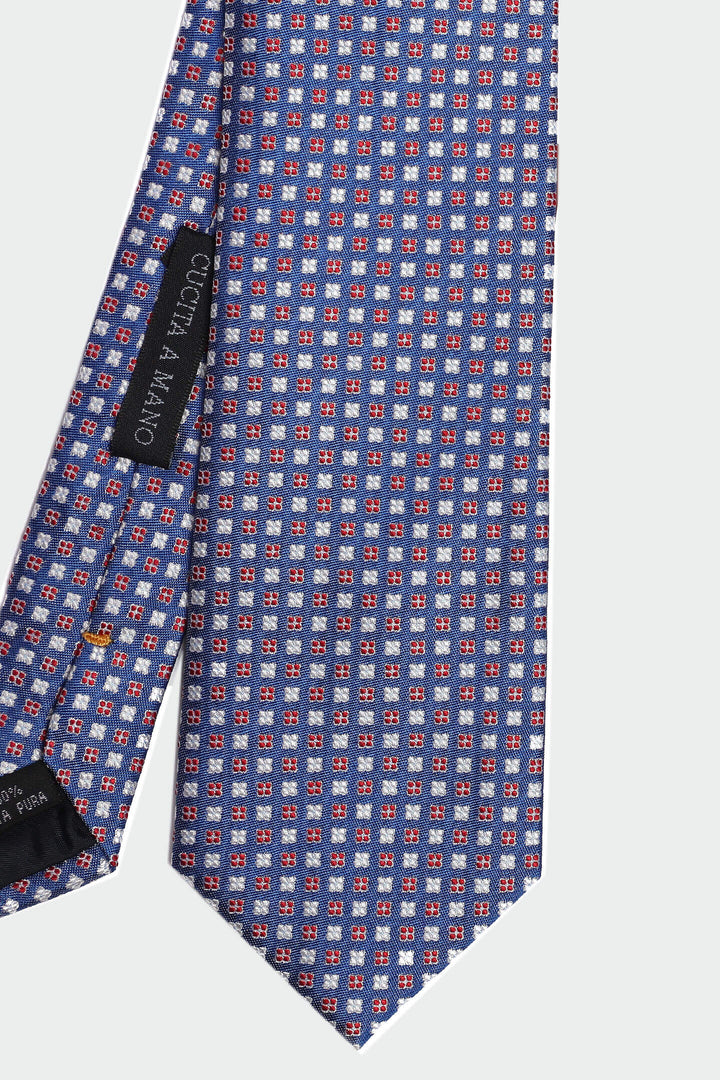 CRAVATTA 015 SETA BLU