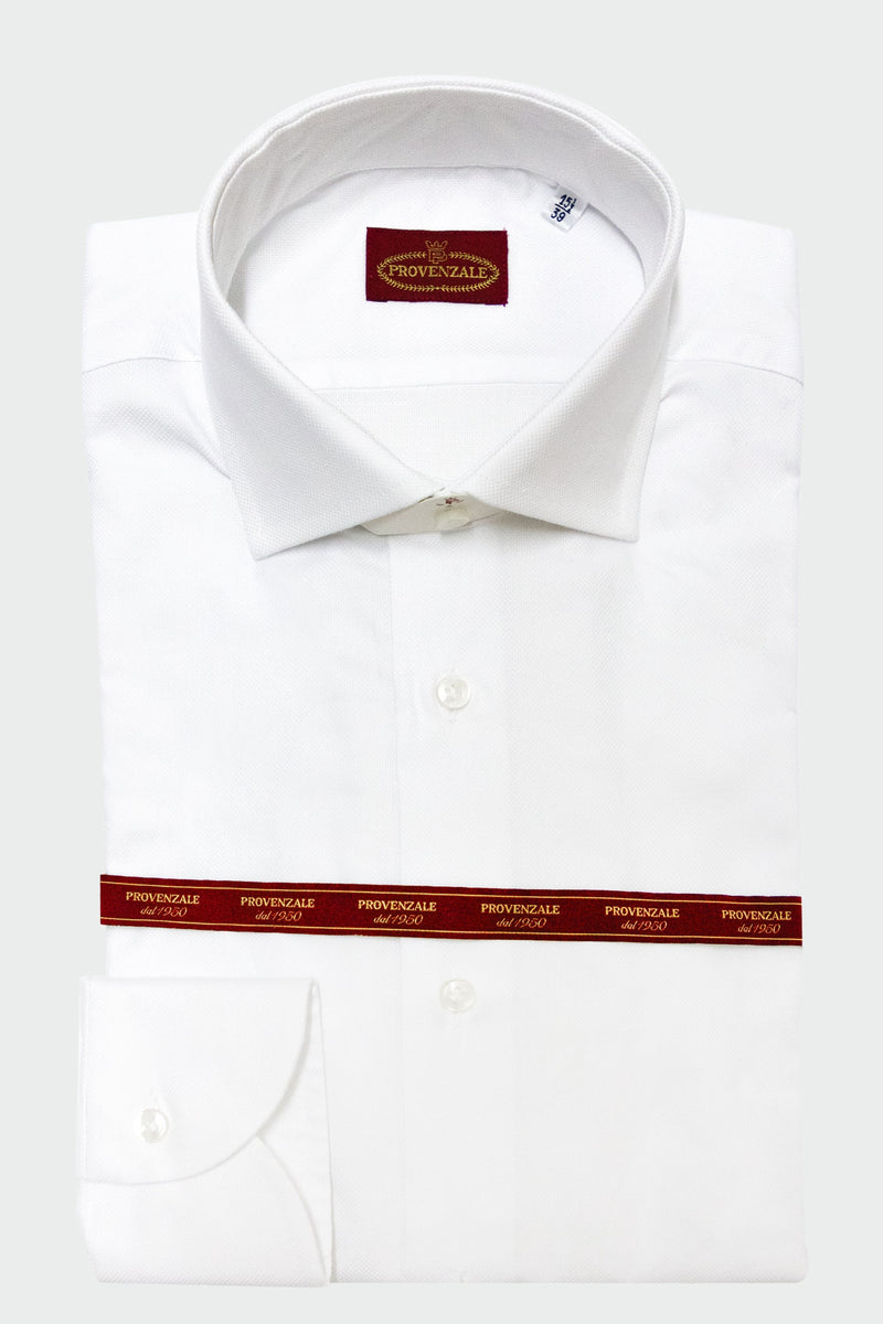 CAMICIA   DI COTONE  OXFORD BIANCO