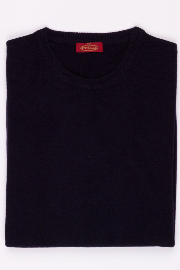 MAGLIA PARICOLLO MCASHMERE BLU