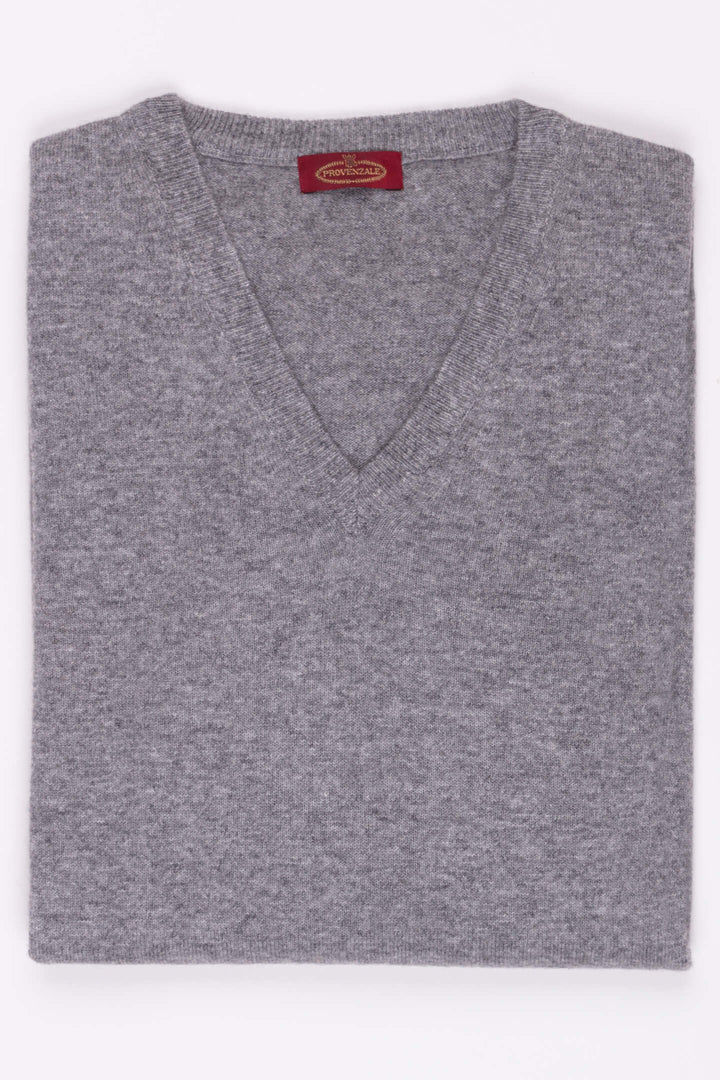 SCOLLO AV MISTO CASHMERE GRIGIO MEDIO