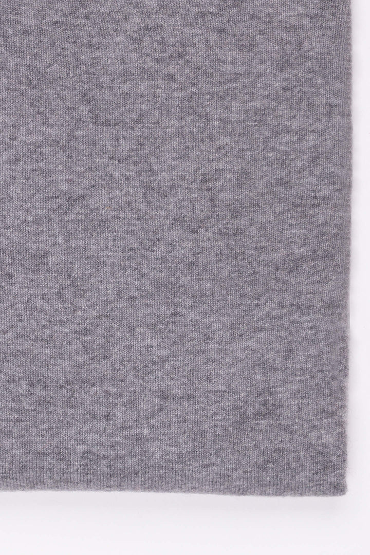 MAGLIA PARICOLLO MCASHMERE GRIGIO MEDIO