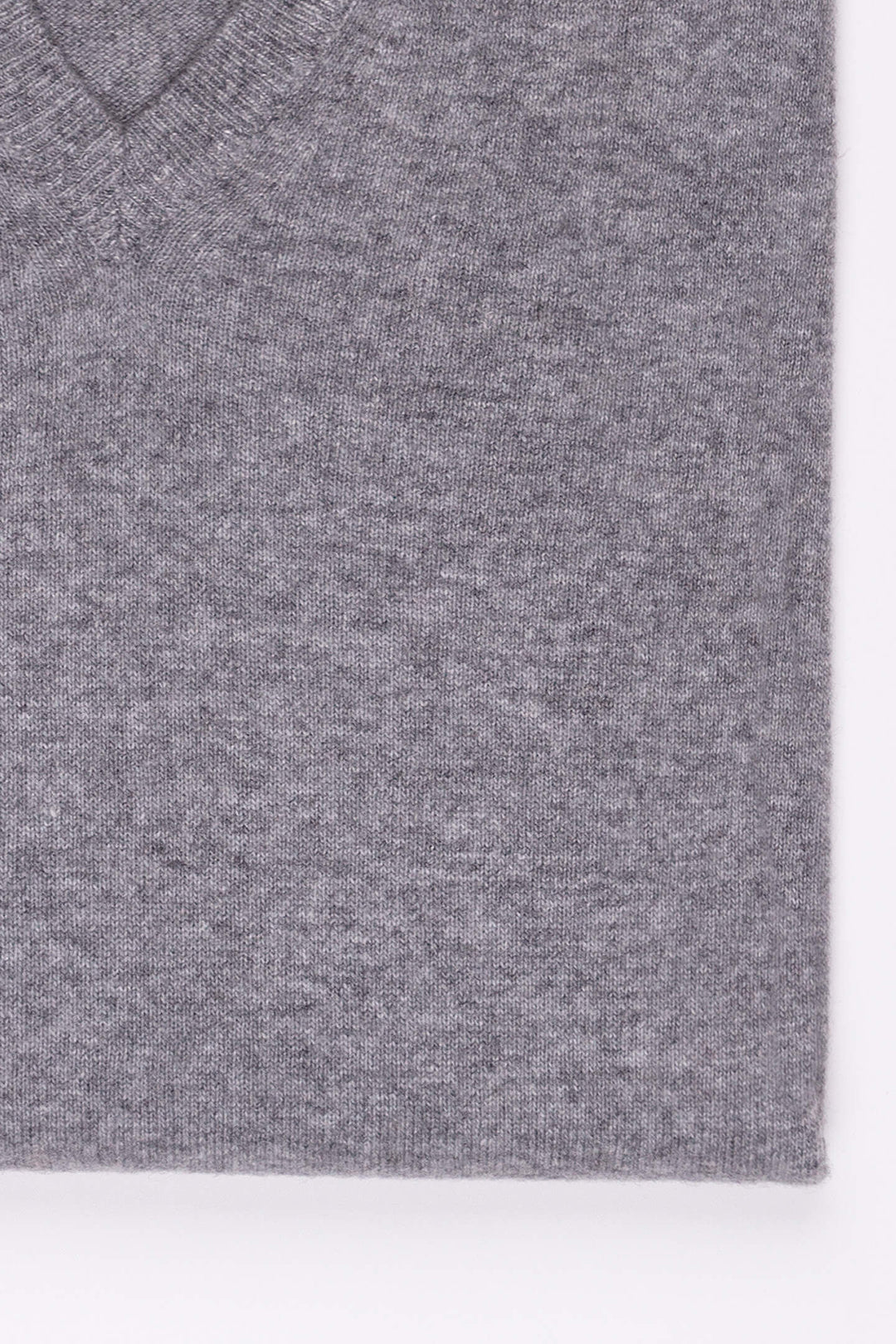 SCOLLO AV MISTO CASHMERE GRIGIO MEDIO