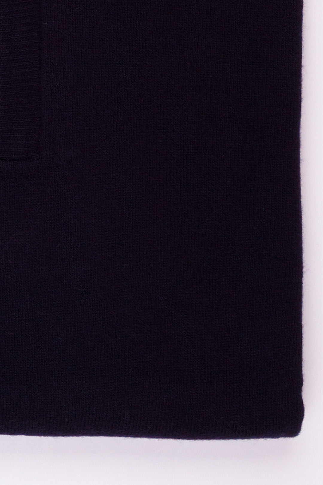 MEZZA ZIP MISTO CASHMERE BLU