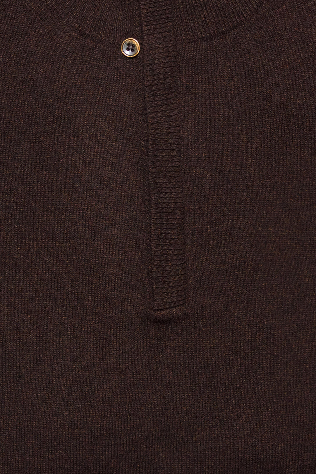 MEZZA ZIP MISTO CASHMERE MORO