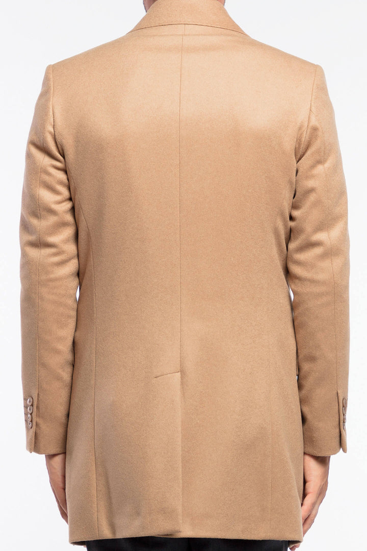 CAPPOTTO MISTO CASHMERE CAMEL