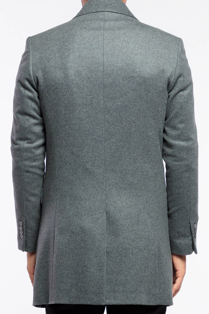 CAPPOTTO MISTO CASHMERE GRIGIO