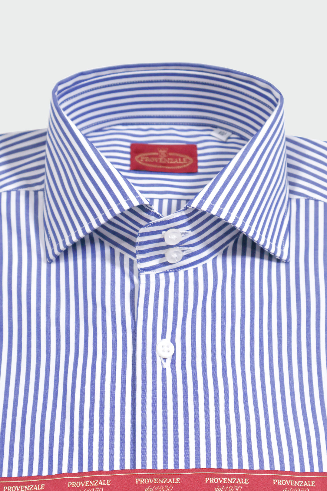 CAMICIA BASTONCINO BLU DOPPIO BOTTONE