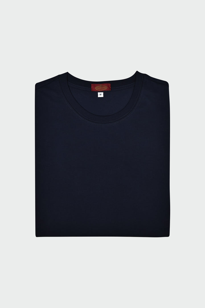 T-shirt in filo di scozia